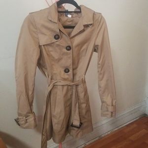 H&M Hooded Trench Coat